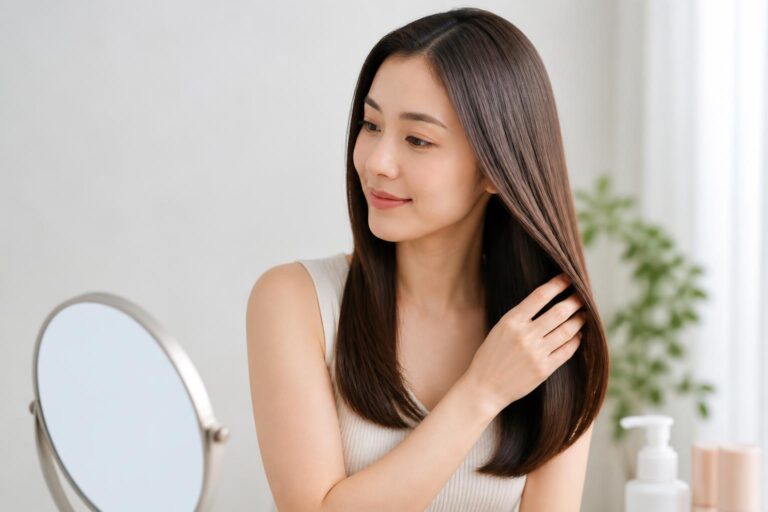 髪ツヤを出す朝のスタイリング方法は？